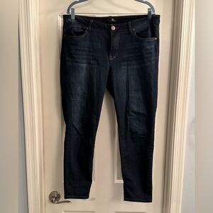 1822 Denim Women's Skinny Jeans - Dark Blue